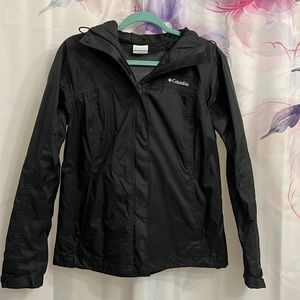 COLUMBIA Black Rain Jacket